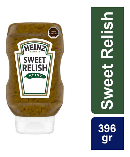 Salsa Sweet Relish Heinz 396g