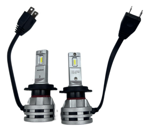 Set 2 Ampolletas Led H7 Narva 6500k 12/24v Alemanas