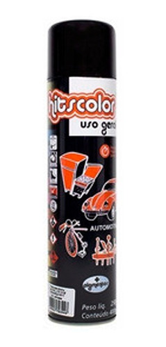 Tinta Spray Uso Geral E Automotivo Cx6 - Preto Onix Metálico
