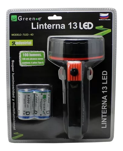 Linterna Led 13 4D Green E