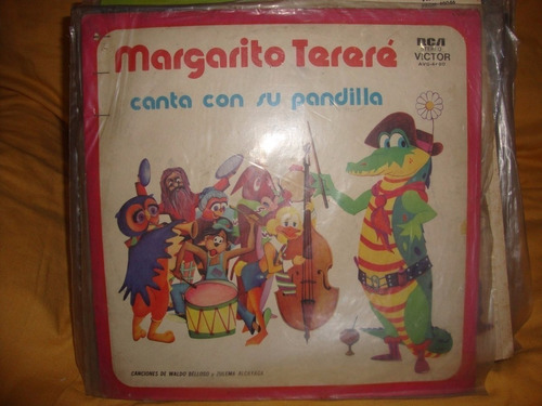 Vinilo Margarito Terere Canta Con Su Pandilla Abelloso If1