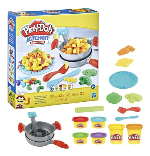Play Doh Kitchen Creations Macarrones Locos 227g Hasbro