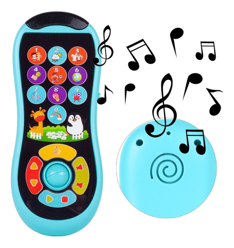 Juguete Bebe Smartphone Telefono Control Musical Luz Sonidos