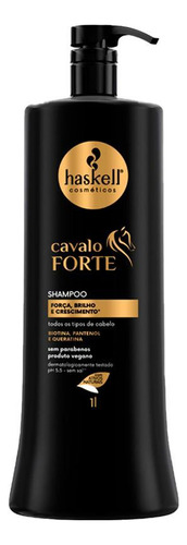 Kit Haskell Cavalo Forte Shampoo 1l + 02 Máscara 900g