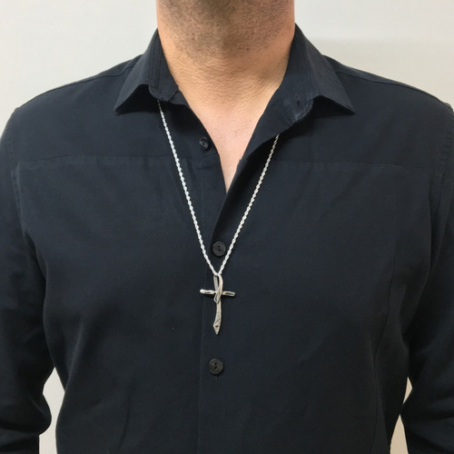 Imagen 7 de 10 de Cadena Torzal De Plata 925 Hombre O Mujer De 70 Cm Agálea