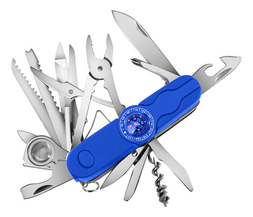 Navaja Multiherramienta Swiss Eagle Ranger Con Brújula Y 30