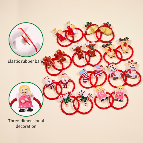 / Pack Of 20 El Cabello Navideños Lazos For El Cabello
