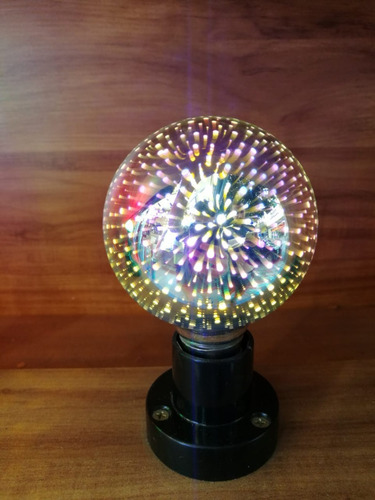 Lâmpada Natal G80 3d Fogos De Artifício Led Bulbo 6w 2700k Luzes Branco Quente 110v/220v