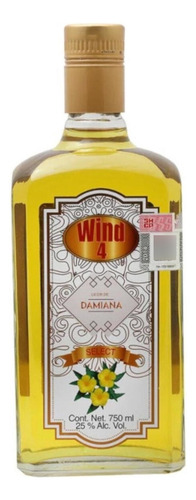 Pack De 4 Crema-licor Wind 4 Damiana 750 Ml