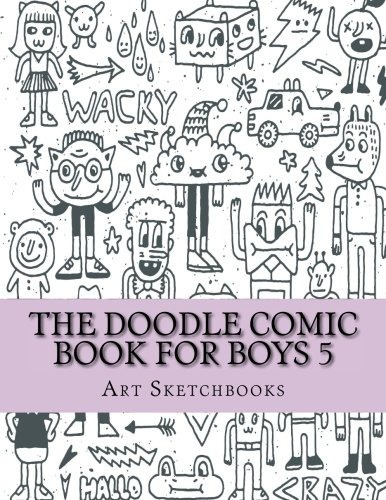 The Doodle Comic Book For Boys 5 (activity Drawing  Y  Color