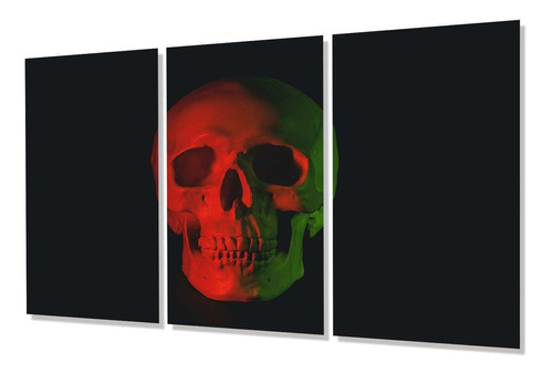 Cuadro Trip 40x60 Calavera Espectral Del Abismo Skull Cala P