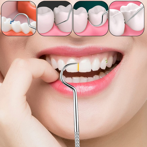 - Palillos De Dientes De Acero Inoxidable, Lnsysns Juego De