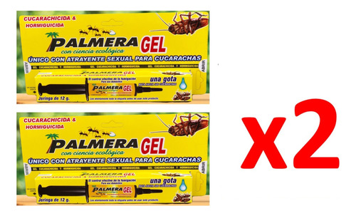 2 Gel Mata Cucarachas Palmera 2 - g a $2642