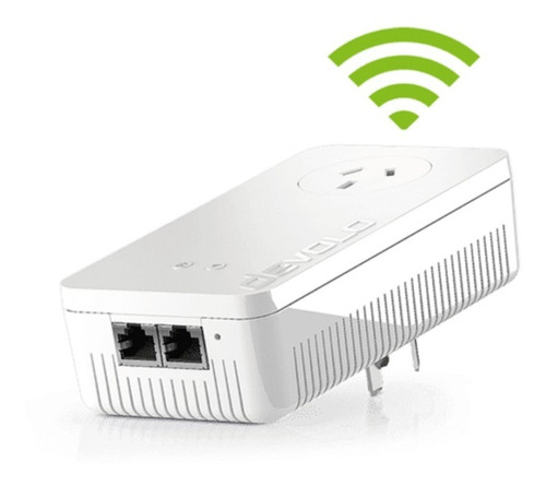 Imagen 3 de 7 de Adaptador Extensor Adicional Powerline Wifi Devolo 1200