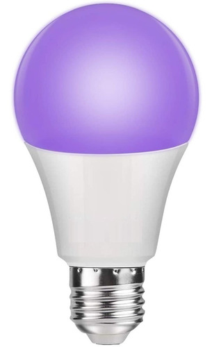 Lampara Led Bulbo A60 6w Rosca E27 Foco Uv Ultravioleta