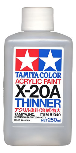En Stock Modelismo Thinner Acrilico X-20a Tamiya 1/72 1/48