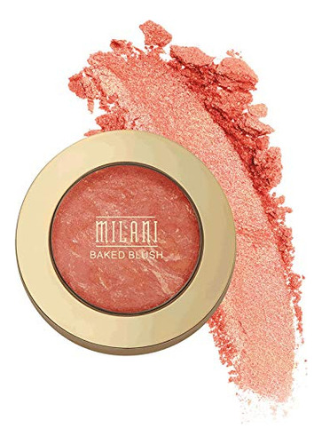 Blush Milani Baked Corallina 3,5 G, Sem Crueldade, Cintilant