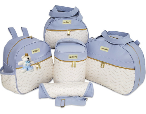 Kit Bolsas Para Bebê Promoção Saída Maternidade Zigzag