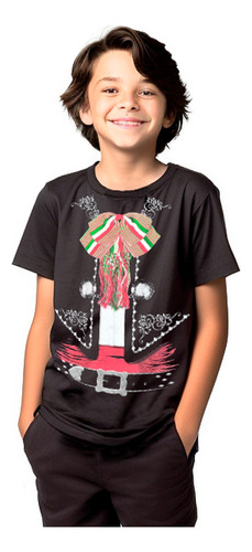 Playera Niño Mariachi Fiestas Patrias Mexicana Viva México