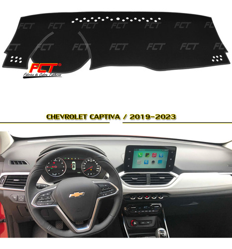 Cubre Tablero Premium/ Chevrolet Captiva/ 2020 2021 2022 Fct