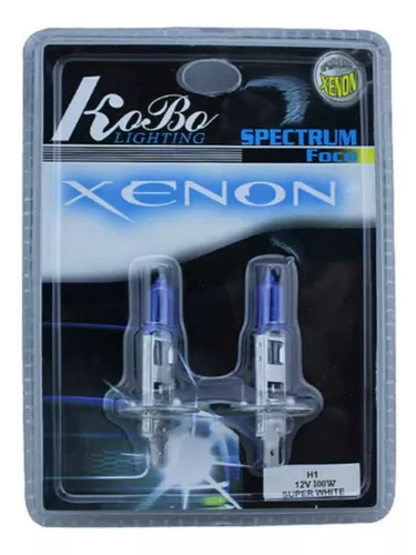 2 Bombillas H1 12 V 100 W 5500 K Xenón Blanco Súper Brillant