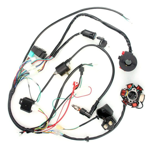 Arnes De Cable Cuádruple Atv Cdi Para 50 Cc 70 Cc 110 Cc 125