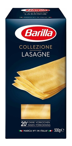 Pasta Italiana Barilla Lasagne Collezione 4 Un X 500g Nuevo!