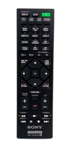 Control Remoto Sony Av System Audio Video Rm-am420u