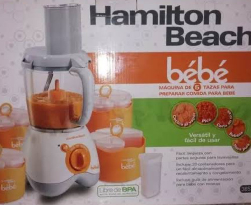 Procesador De Alimentos De Bebe Hamilton Beach Blanco (Usado)