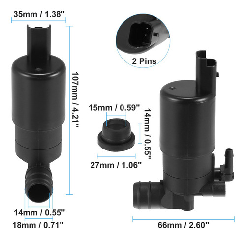 Bomba De Agua Parabrisas Para Nissan Titan 2004-2015