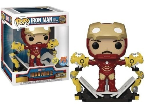 Iron Man With Gantry Deluxe Gitd Marvel Funko Pop! #905 Px