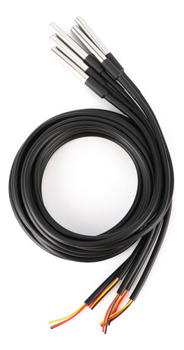 Sensor De Temperatura, 5 Unidades, Sonda De Acero Inoxidable