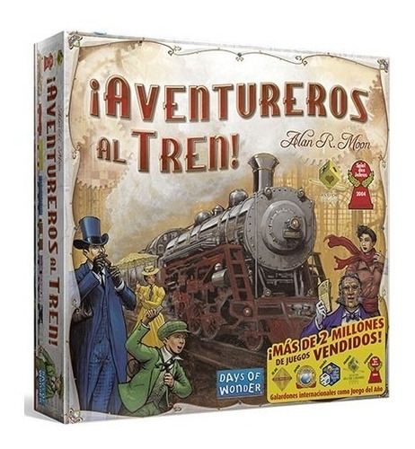 Aventureros Al Tren Ticket To Ride Juego De Mesa Español !!!