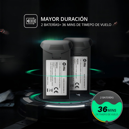 Drone Holy Stone HS120D con cámara FullHD negro 1 batería