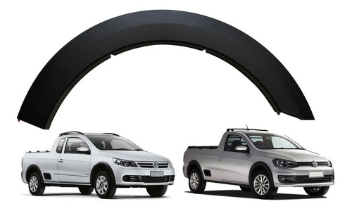 Imagem 1 de 6 de Friso Lateral Traseiro Esquerdo Saveiro G5 G6 Original Vw