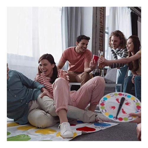 Twister Juego De Piso Clásico Partido Ruleta De Familia