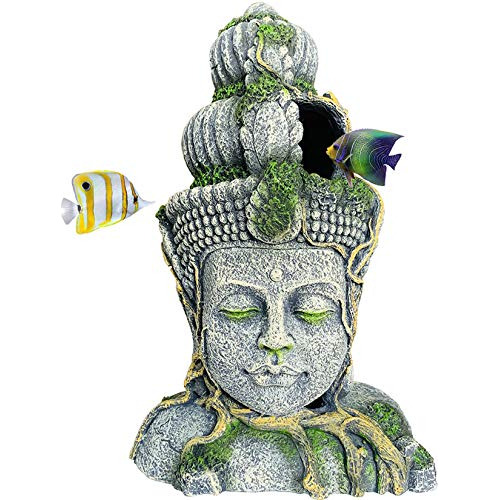 Hamiledyi Estatua De Cabeza De Buda Para Decoración De Acuar