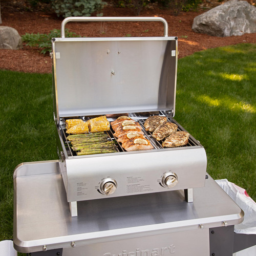 Parrilla Mesa Estilo Chef Inoxidable Cuisinart Cgg-306