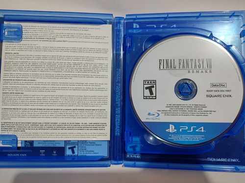 Final Fantasy Vii Remake Original Para Ps4 Físico (Usado)