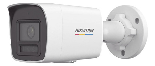 Câmera IP Bullet de 2 mp/lente de 2,8 mm/30 mts Ir + 30 mts de luz branca/microfone integrado/Poe/Micro SD/ONVIF/DS-2CD1027G2H-LIUF