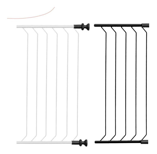 Extensor De Portão Pet 30cm Branco Ou Preto Reforçado