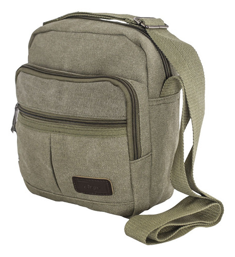 Morral Bandolera Canvas Cruzada Unisex Bolso Organizador 