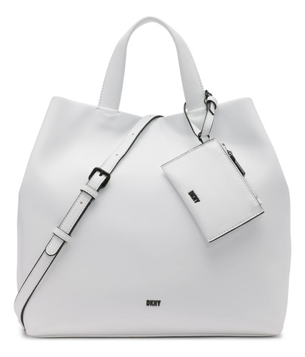 Dkny Bolso Shopper Tess Grande, Blanco Óptico