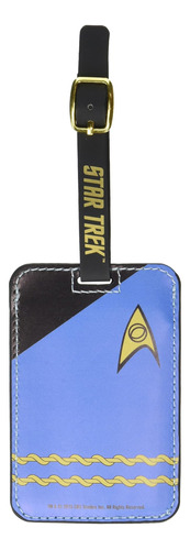 Star Trek: The Series - Etiqueta De Equipaje Uniforme [azul]