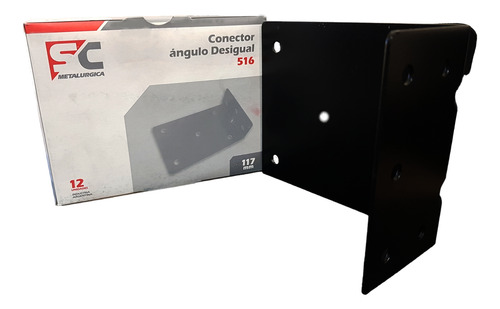 Conector Angulo Desigual 117 X 70 X 142mm X 12 Unidades