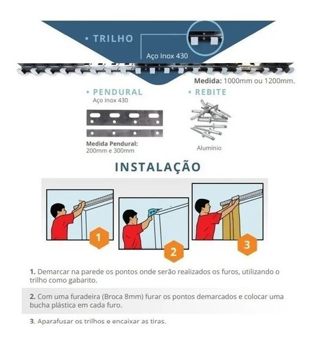 Cortina De Pvc Para Açougue - Larg 1,00 X Alt 2,20 - Polar