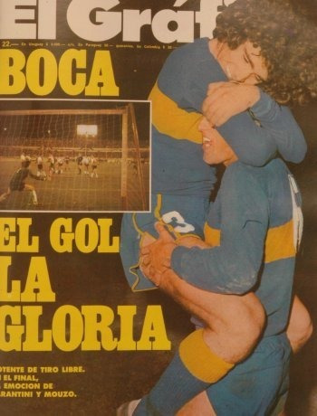 El Grafico 2912 Boca River Gol De Potente Lea Estado