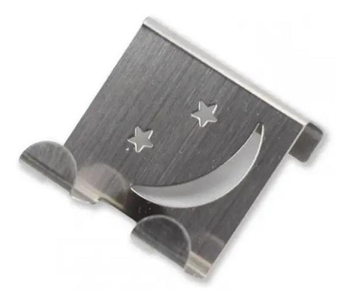 Imagen 3 de 8 de Gancho Metálico Con Diseño Luna Estrella
