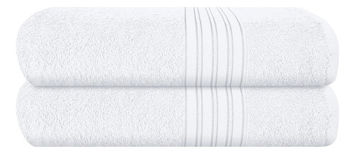Juego De 2 Toallas De Baño 100% Algodón Ecológicas