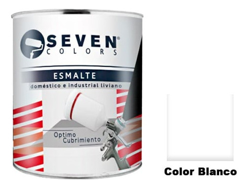 Pintura En Aceite Esmalte Blanco Seven Colors 1/4g